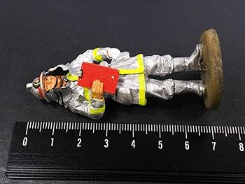 Amazon.co.jp: 消防士の金属製フィギュア 二体セット アメリカと